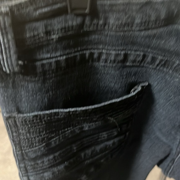 Men’s fried denim 36x30 black denim jeans slim style - Picture 9 of 9